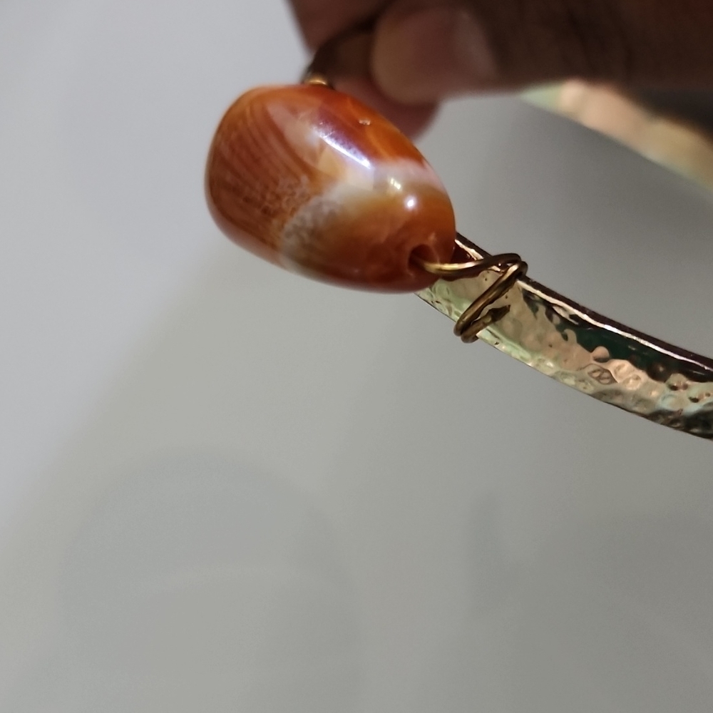 Custom Bangle With Stone - image 6